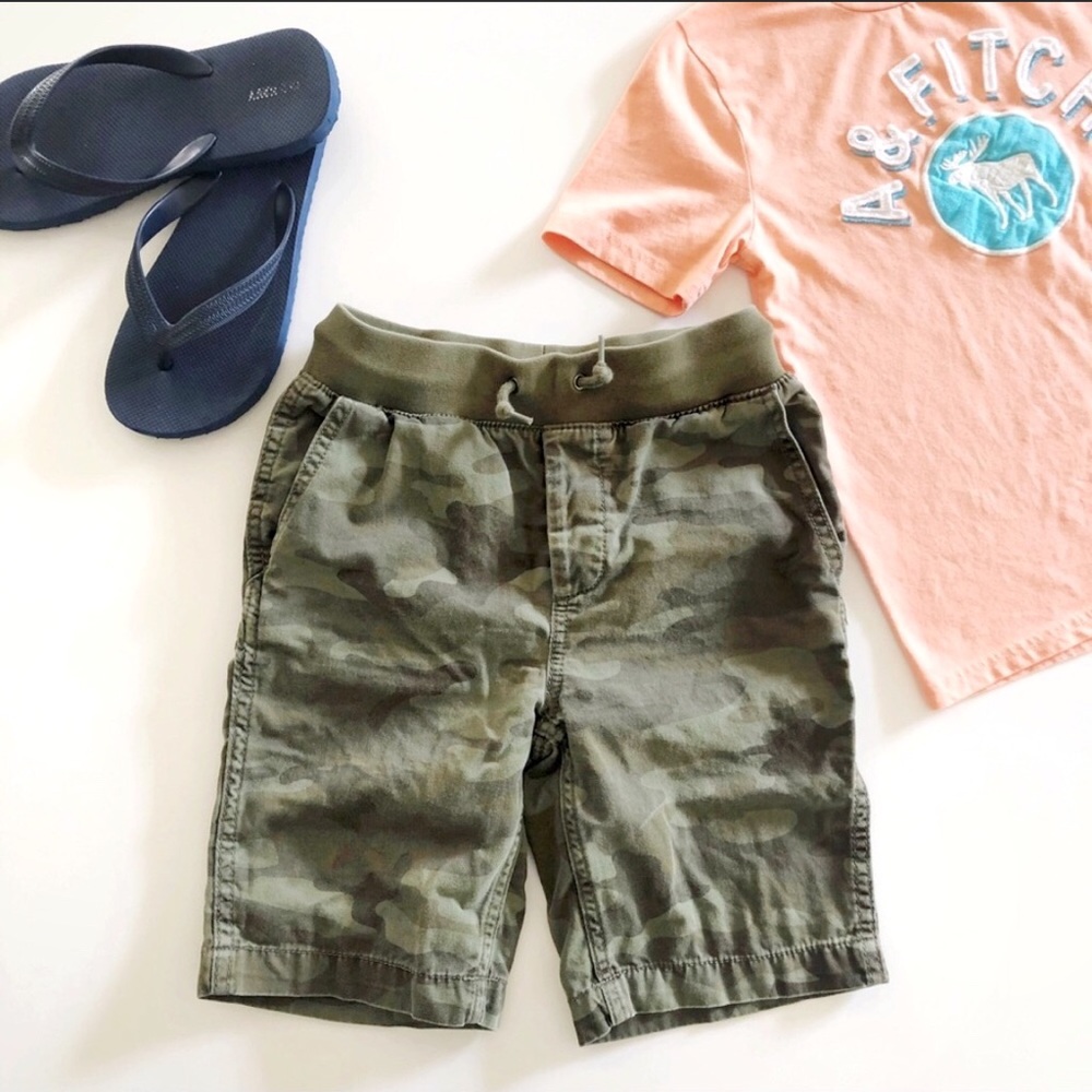 Boys GAP Camo Pull-On Shorts